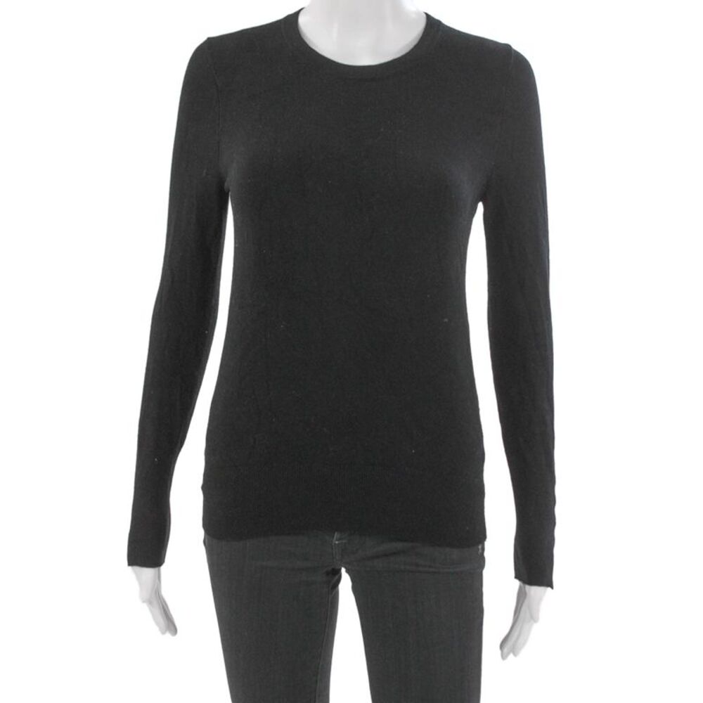 Zara Women Black Pullover Sweater Crewneck Size S